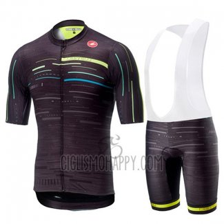 Castelli Tabula Rasa Cycling Jersey Bib Short 2019 Men Short Sleeve Black