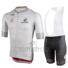 Castelli UAE Tour Cycling Jersey Bib Short 2019 Men Short Sleeve White