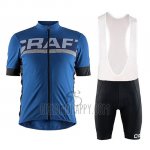 Craft Cycling Jersey Bib Short 2018 Men Short Sleeve Blue