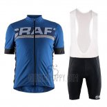Craft Cycling Jersey Bib Short 2018 Men Short Sleeve Blue
