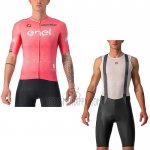 Giro D'italy Cycling Jersey Bib Short 2022 Men Short Sleeve Pink