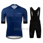 Le Col Cycling Jersey Bib Short 2020 Men Short Sleeve Blue