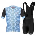 Le Col Cycling Jersey Bib Short 2021 Men Short Sleeve Light Blue