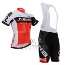 Nalini Cycling Jersey Bib Short 2015 Men Short Sleeve Red and White