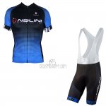 Nalini Cycling Jersey Bib Short 2021 Men Short Sleeve Black Blue