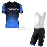 Nalini Cycling Jersey Bib Short 2021 Men Short Sleeve Black Blue