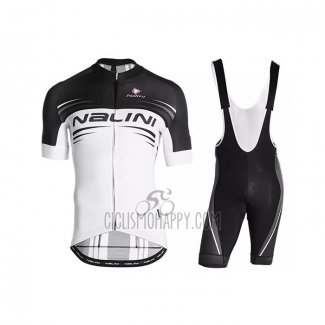 Nalini Cycling Jersey Bib Short 2021 Men Short Sleeve Black White