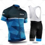 Northwave Cycling Jersey Bib Short 2019 Men Short Sleeve Black Blue