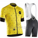 Northwave Cycling Jersey Bib Short 2019 Men Short Sleeve Yellow