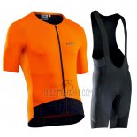 Northwave Cycling Jersey Bib Short 2021 Men Short Sleeve Orange