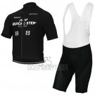 Quick Step Floor Cycling Jersey Bib Short 2017 Short Sleeve Quick Step Floors Black