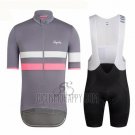 Rapha Cycling Jersey Bib Short 2018 Men Short Sleeve Ralph Gray and Red