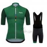 Rapha Cycling Jersey Bib Short 2020 Men Short Sleeve Green