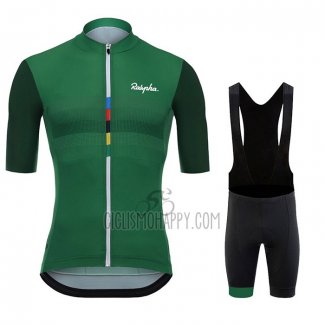 Rapha Cycling Jersey Bib Short 2020 Men Short Sleeve Green