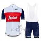Segafredo Zanetti Cycling Jersey Bib Short 2020 Short Sleeve White Red