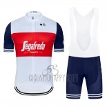 Segafredo Zanetti Cycling Jersey Bib Short 2020 Short Sleeve White Red