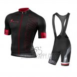 Specialized Cycling Jersey Bib Short 2016 Men Short Sleeve Dark Red and Black