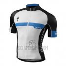 Specialized Cycling Jersey Bib Short 2016 Men Short Sleeve White and Blue