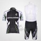 Cannondale Cycling Jersey Bib Short 2012 Men Short Sleeve Black and White