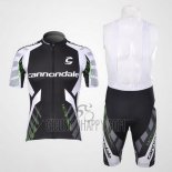 Cannondale Cycling Jersey Bib Short 2012 Men Short Sleeve Black and White