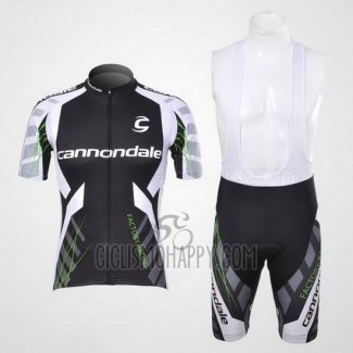 Cannondale Cycling Jersey Bib Short 2012 Men Short Sleeve Black and White