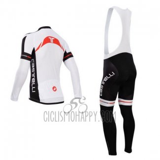 Castelli Cycling Jersey Bib Short 2014 Men Short Sleeve White and Black