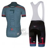 Castelli Cycling Jersey Bib Short 2018 Men Short Sleeve Green Militare