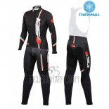 Castelli Cycling Jersey Bib Tight 2016 Women Long Sleeve Deep Black