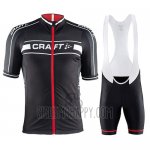 Craft Cycling Jersey Bib Short 2016 Men Short Sleeve Red and Black