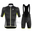 Giordana Sahara Cycling Jersey Bib Short 2017 Men Short Sleeve Black