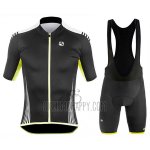 Giordana Sahara Cycling Jersey Bib Short 2017 Men Short Sleeve Black