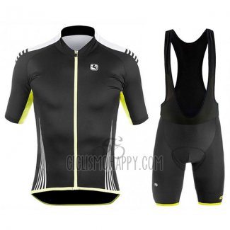 Giordana Sahara Cycling Jersey Bib Short 2017 Men Short Sleeve Black