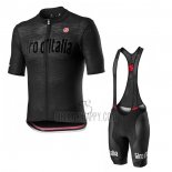 Giro D'italy Cycling Jersey Bib Short 2020 Men Short Sleeve Black(1)