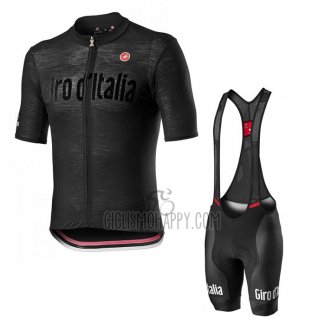 Giro D'italy Cycling Jersey Bib Short 2020 Men Short Sleeve Black(1)