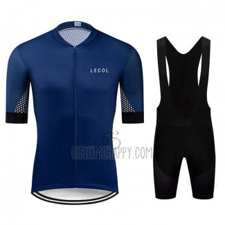 Le Col Cycling Jersey Bib Short 2020 Men Short Sleeve Dark Blue