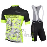 Nalini Cycling Jersey Bib Short 2016 Men Short Sleeve Green and Black