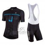 Nalini Cycling Jersey Bib Short 2018 Men Short Sleeve Black and Blue