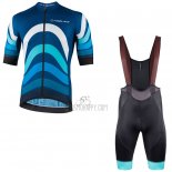 Nalini Cycling Jersey Bib Short 2022 Men Short Sleeve Blue