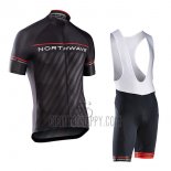 Northwave Cycling Jersey Bib Short 2017 Men Short Sleeve Black