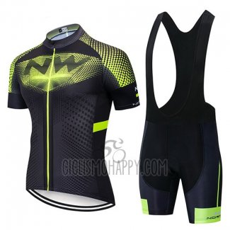 Northwave Cycling Jersey Bib Short 2019 Men Short Sleeve Black Green