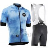 Northwave Cycling Jersey Bib Short 2019 Men Short Sleeve Blue