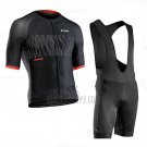 Northwave Cycling Jersey Bib Short 2020 Men Short Sleeve Black Red