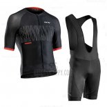 Northwave Cycling Jersey Bib Short 2020 Men Short Sleeve Black Red