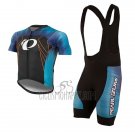Pearl Izumi Cycling Jersey Bib Short 2017 Men Short Sleeve Blue and Black