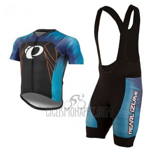 Pearl Izumi Cycling Jersey Bib Short 2017 Men Short Sleeve Blue and Black