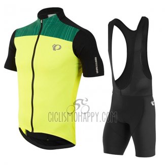 Pearl Izumi Cycling Jersey Bib Short 2017 Men Short Sleeve Yellow and Black
