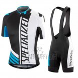 Specialized Cycling Jersey Bib Short 2016 Men Short Sleeve Black and Blue