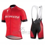 Specialized Cycling Jersey Bib Short 2018 Men Short Sleeve Red White Black