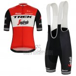 Trek Segafredo Cycling Jersey Bib Short 2019 Short Sleeve Red White