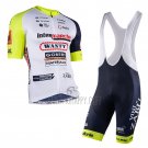 Wanty-Gobert Cycling Team Cycling Jersey Bib Short 2022 Short Sleeve White Blue